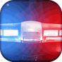 Police siren light & sound apk icon