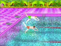 Gambar balapan kolam renang permainan untuk ank perempuan 12