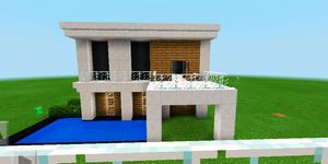 Üç modern ev. Haritası MCPE için imgesi 13