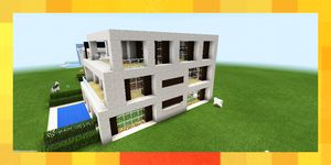 Üç modern ev. Haritası MCPE için imgesi 14