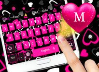 Mädchen lieben rosa Tastatur Bild 
