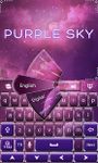 Purple Sky GO Keyboard Theme obrazek 1