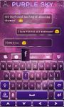 Purple Sky GO Keyboard Theme obrazek 2
