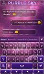 Purple Sky GO Keyboard Theme obrazek 3