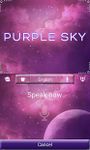 Purple Sky GO Keyboard Theme imgesi 6