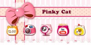 Imagem  do Pinky Cat GO Launcher Theme