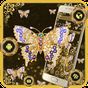 Golden Butterfly Luxury Theme apk icon
