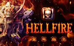 Skull Theme: Skeleton Hellfire wallpaper HD image 4