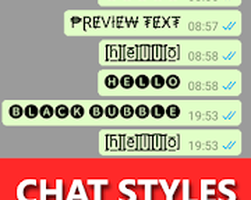 Chat Styles Cool Text Stylish Font For Whatsapp Android