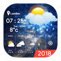 Ikona apk 2018 Live Weather Clock and Widget