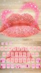 Gambar Glitter seksi ciuman bibir tema untuk Keyboard 1