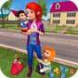 Happy Family Siblings Baby Care Nanny Mania Game apk icon