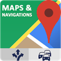 Direcciones de navegación de automóviles y tráfico apk icono