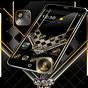 Icône apk Gold Black Luxurious Theme