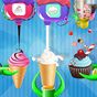 Ikon apk Pabrik cupcake ice cream cone: permainan pembuat