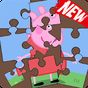 Peppa Puzzle para niños-Pink Pig apk icono