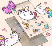 Cute Kitty Bowknot Theme 이미지 5