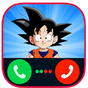 Fake Call From Goku Super Saiyan Dragon Z Warriors apk icono