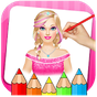 ไอคอน APK ของ Girls Coloring Book & Drawing Book Game