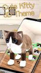 3D Live Cute Kitty Lock Theme image 1