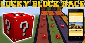 Imagine Lucky Block Race Map for MCPE 1