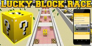 Imagine Lucky Block Race Map for MCPE 