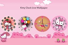 Kitty Clock Live Wallpaper image 