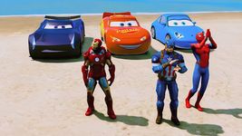 Super Hero Cars Lightning Mcqueen Car Racing Games imgesi 12