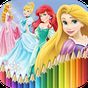 ไอคอน APK ของ How To Color Disney Princess - Coloring Pages