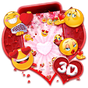 3D Valentine Love Emoji Theme APK