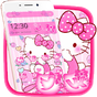 Pink Princess Kitty Theme apk icon