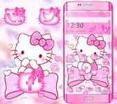 Gambar Tema Pink Princess Kitty 