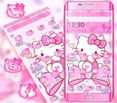 Gambar Tema Pink Princess Kitty 9