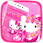 Cute Kitty Pink Cat Theme apk icon