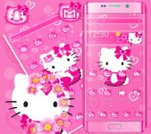 Cute Kitty Pink Cat Theme imgesi 2