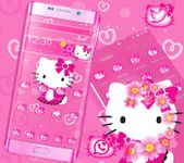 Gambar Tema Cute Kitty Pink Cat 5
