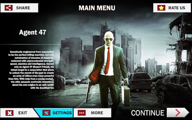 Android用無料apkhitman Agent 47 をダウンロードしよう