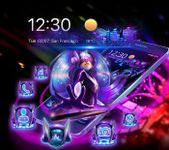 3D Neon DJ Music Launcher afbeelding 1