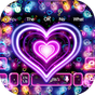 Ícone do apk 3D Neon Hearts Keyboard