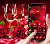 Gambar Blooming Red Rose Love Theme 2