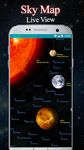 carte du ciel vue système solaire, star tracker image 