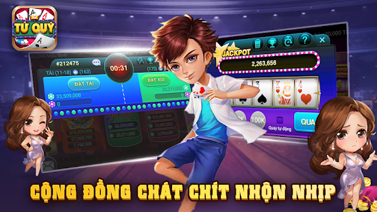 Tải miễn phí APK Game danh bai doi thuong  Tu Quy At Club 2018 Android