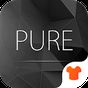 Pure Black Launcher Theme apk icon