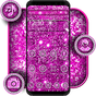Purple Glitter Sparkling Theme APK