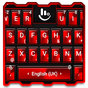Simple Metal Black Red Style Keyboard Theme APK