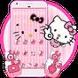 Ikon apk Hello Princess Kitty Pink Cute Cartoon Theme