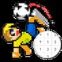 Ícone do apk arte de pixel de futebol - cor por número