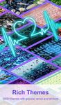 Colorful Neon Sparkling Heart Keyboard Theme image 6