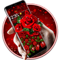 Romantic Red Rose Gravity Theme APK
