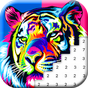 Animals Color by Number: Animal Pixel Art apk icono